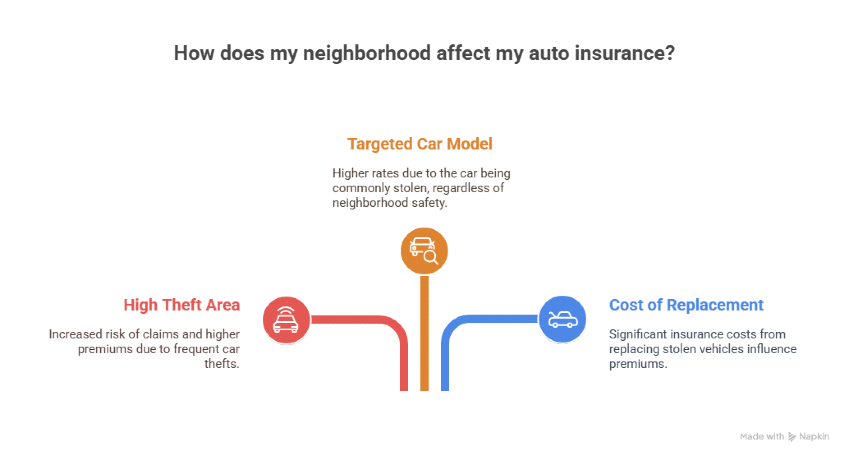 How My Neighborhood Affects my Auto Insurance