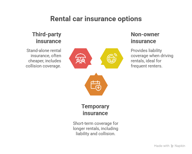 Rental car insurance options