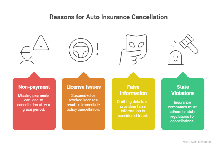 Reasons for Auto insurance cancellation