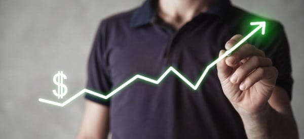 Upward price trend showing rising auto insurance costs as inflation increases premiums